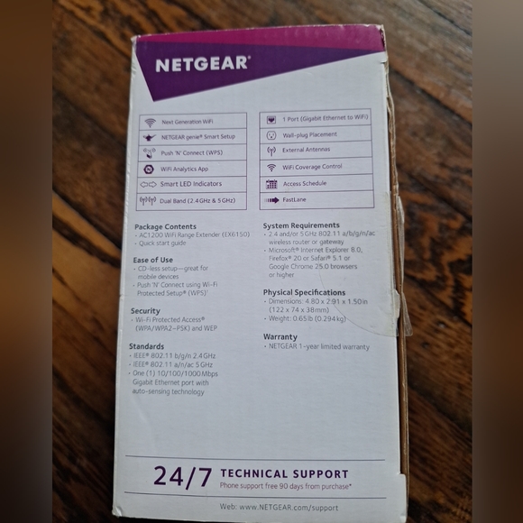 Netgear WiFi Range Extender #EX6150 - Picture 4 of 10